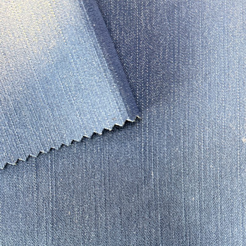 NO 6047 Denim Slub szövet utánzat