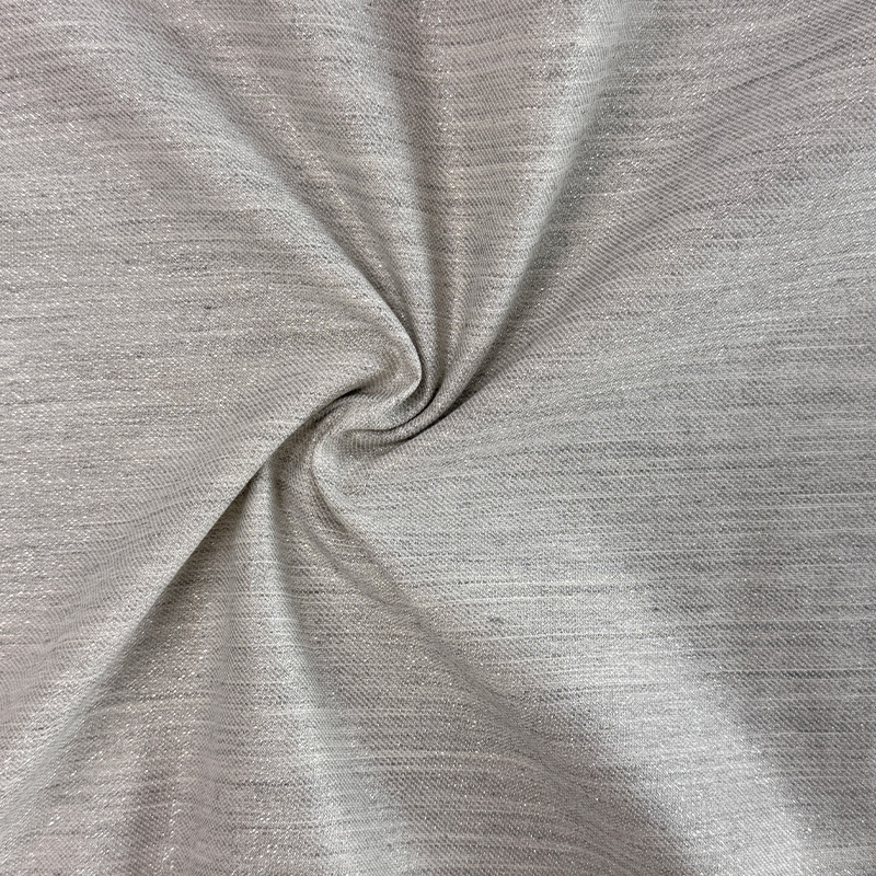 NO 6128 Mulberry Silk és Lurex pamut-puha twill szövet