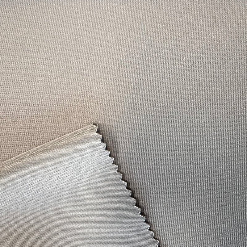 NO.1014 acetátszerű 3D hálós textúrájú, négyirányú sztreccs szövet